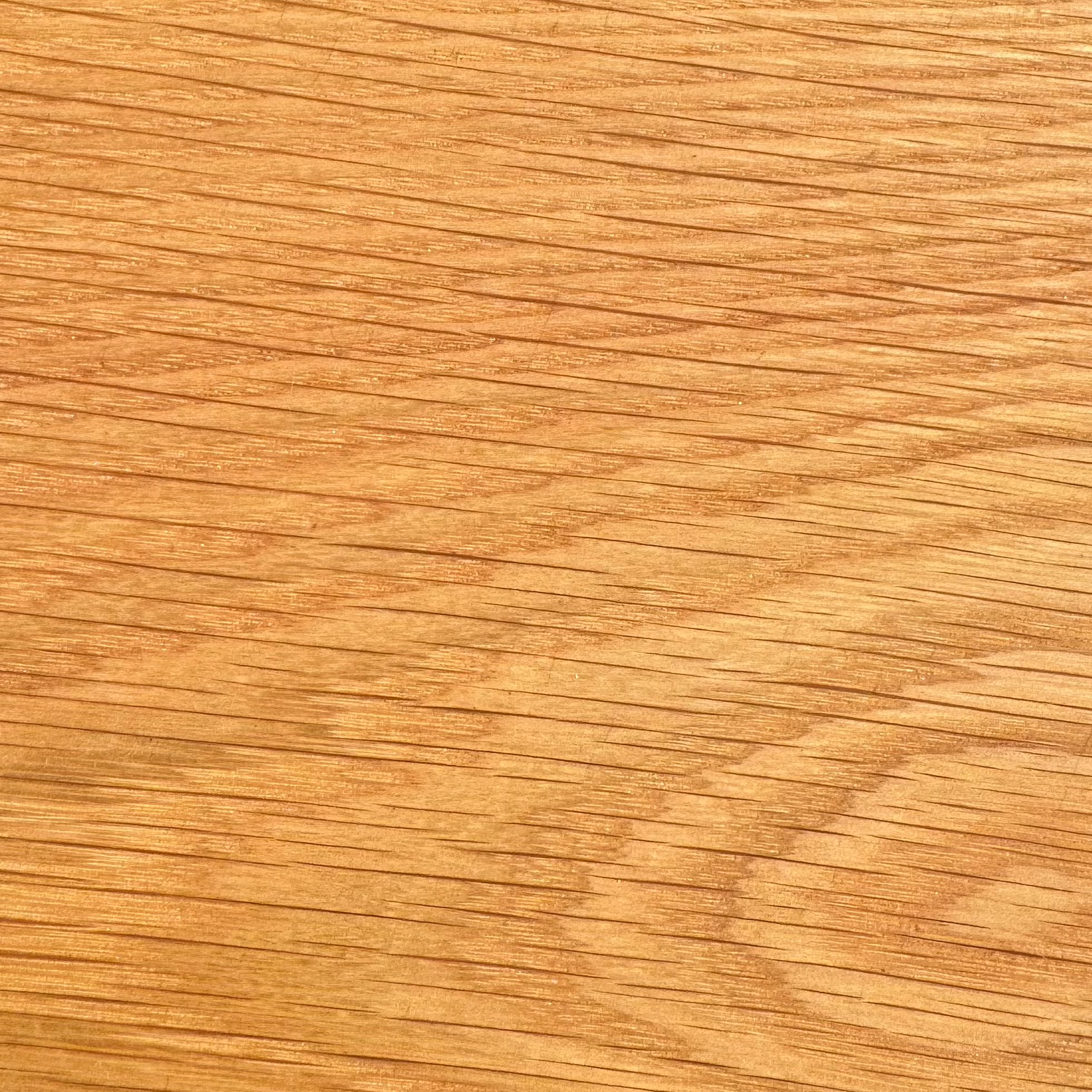 American White Oak showing pale tone and cathedral grain
