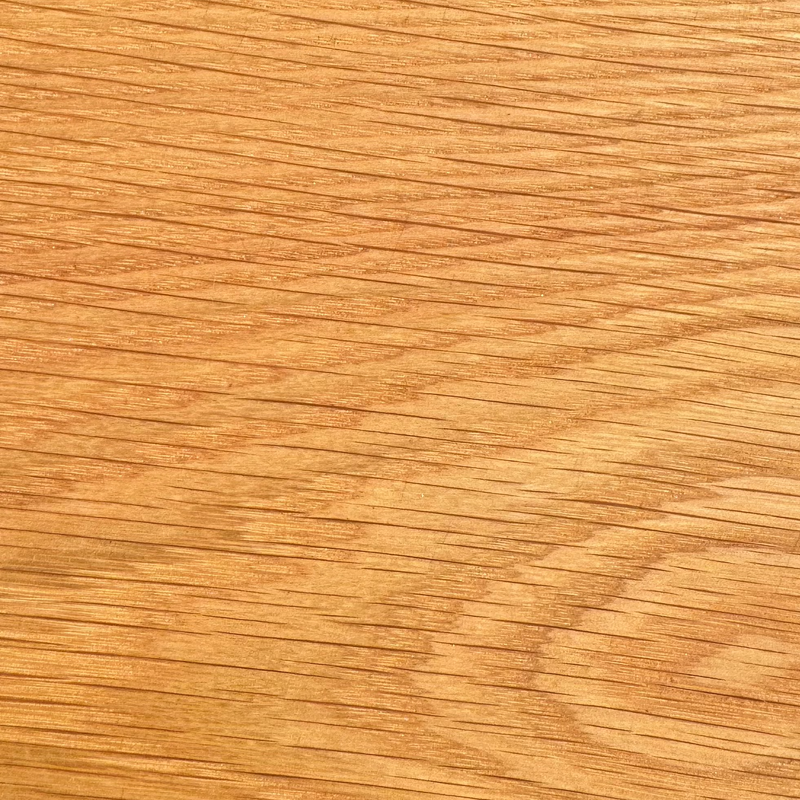 American White Oak showing pale tone and cathedral grain